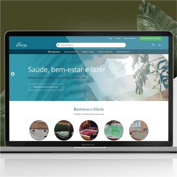 Loja Virtual Serras Banheiras